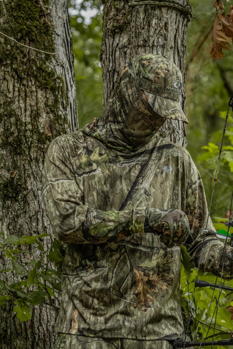 Mossy Oak Mens Camo Hunting Hoodie Performance Fleece - Image 4